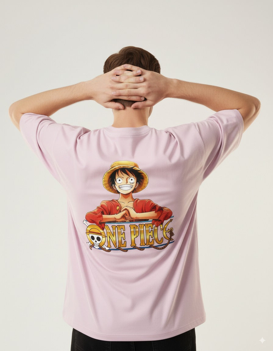 Oversized Unisex One Piece Anime Printed T-Shirt