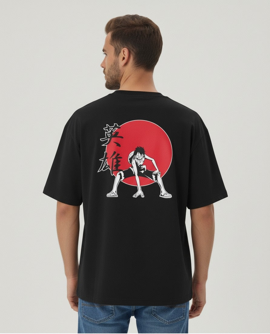 Unisex Oversized One Piece Anime Printed T-Shirt - A&P One Stop Shop